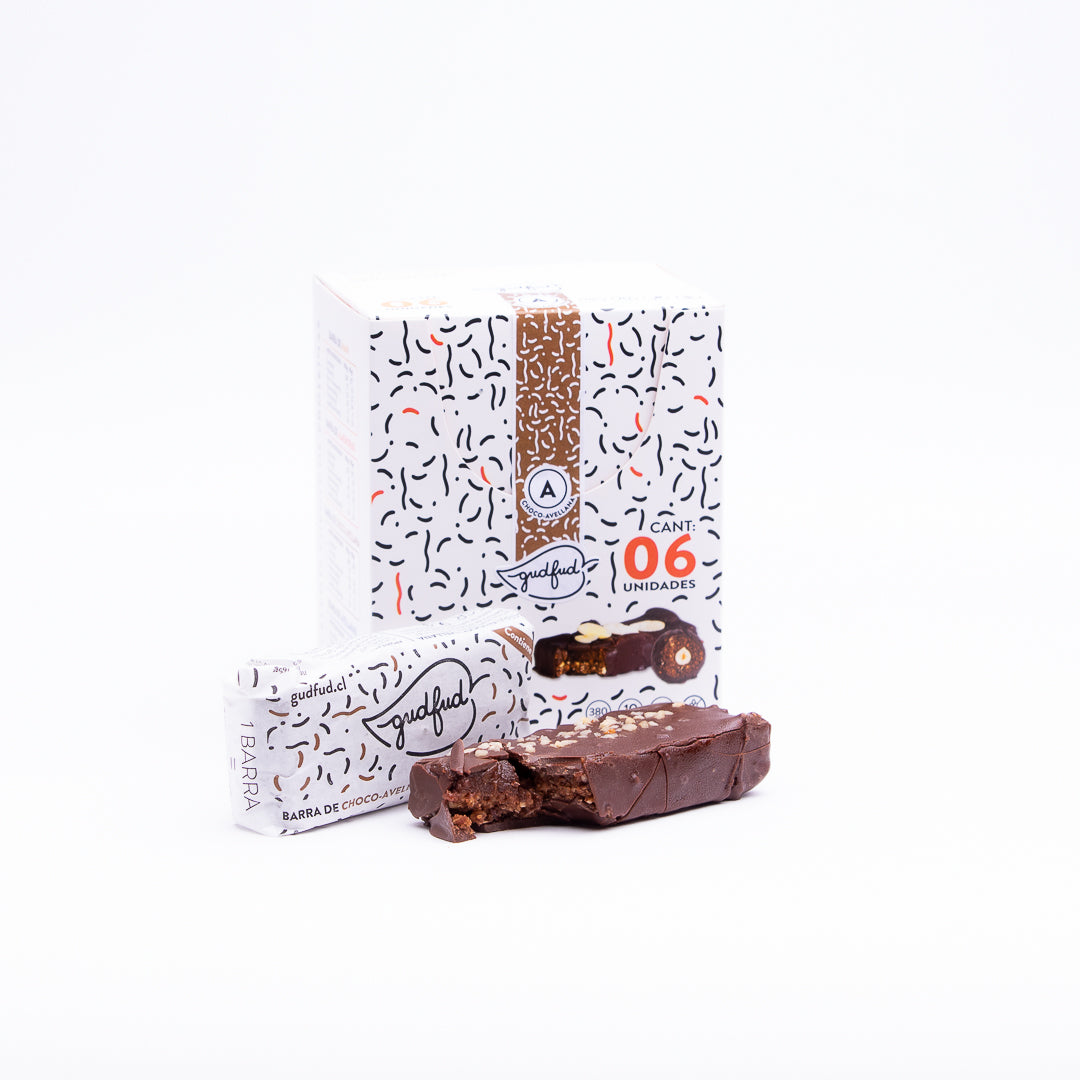 (NUEVA) Pack 6 Barra Choco-Avellana